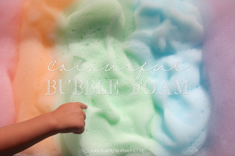 Colourful Bubble Foam | Mama Papa Bubba
